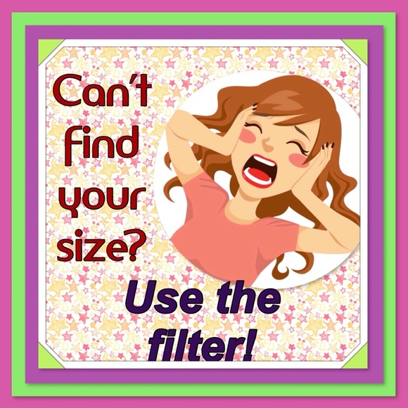 Other - Too much to look at? Filter your size! Other - Too much to look at? Filter your size!